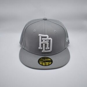 New Era 59FIFTY Dominican Republic WBC Baseball Fitted Hat Cap 7 1/4 Grey NWT